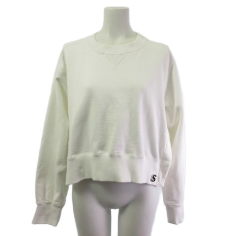 【中古】サカイ sacai スウェット トレーナー プルオーバー 23-06513 白 ホワイト 1 レディース
