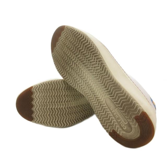 【中古】コールハーン グランドプロ トップスピン スニーカー シューズ ローカット 5.5B 白 ホワイト W26668