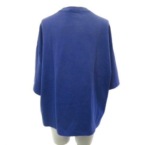 【中古】ポロ バイ ラルフローレン Polo by Ralph Lauren Tシャツ カットソー オーバーサイズ ロゴ パープル 紫 XS レディース