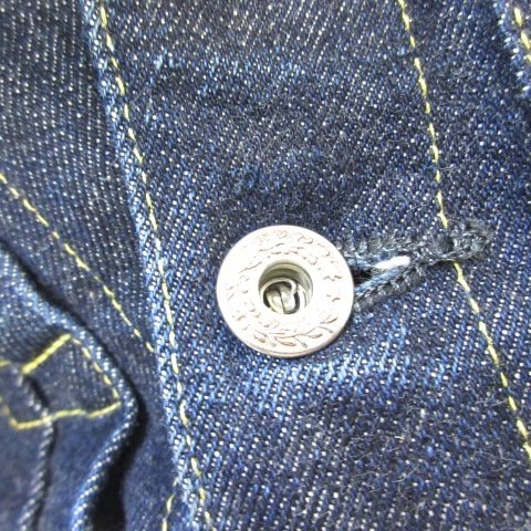 【中古】TCBジーンズ TCB JEANS S40's 大戦モデル 月桂樹ボタン デニムジャケット ジージャン 13.5oz インディゴ 38  メンズ
