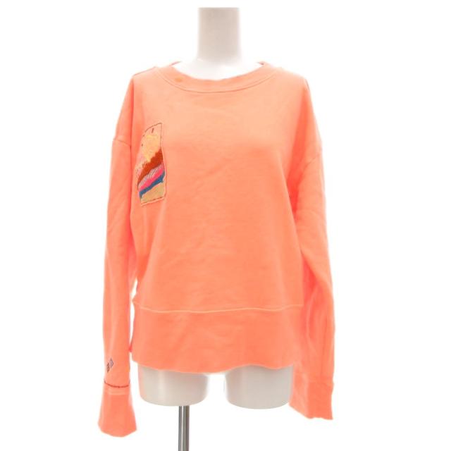 【中古】フォルテフォルテ FORTE FORTE エンブロイダリースウェットシャツ プルオーバー トレーナー 裏毛 1