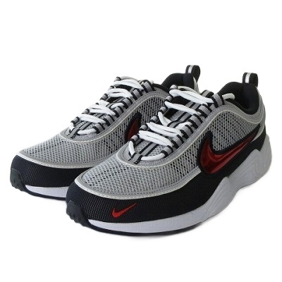 【中古】未使用品 ナイキ NIKE 新品同様 HF9117-001 エアズームスピリドン SP シルバー メタリックレッド 26.5cm