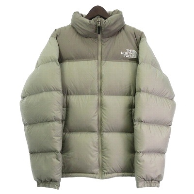 【中古】ザノースフェイス THE NORTH FACE 美品 24AW ND92335 NUPTSE JACKET ヌプシ ダウンジャケット グレー系 L