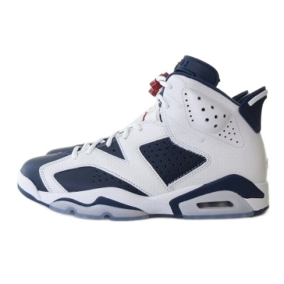 【中古】未使用品 ナイキ NIKE 新品同様 CT8529-164 エアジョーダン6 レトロ AIR JORDAN 6 RETRO オリンピック 26.5cm