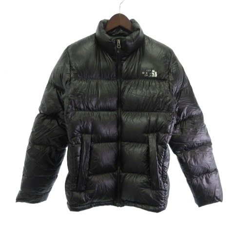 【中古】ザノースフェイス THE NORTH FACE ND18101 ダウンジャケットジップアップ 黒 ブラック S メンズ