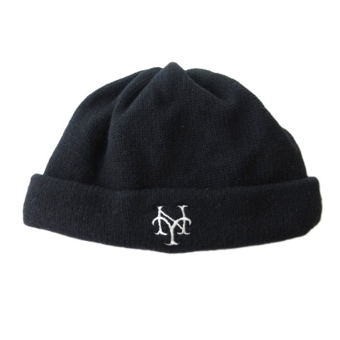 【中古】未使用品 カムズアンドゴーズ COMESANDGOES タグ付き 24006 NY Cubans Knit ビーニー ニット帽 ブラック 黒  メンズ