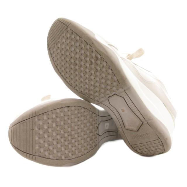 【中古】プラスダイアナ ＋diana ヒールアップスニーカー シューズ 23.5cm 厚底 グリッター ウェッジソール /GV