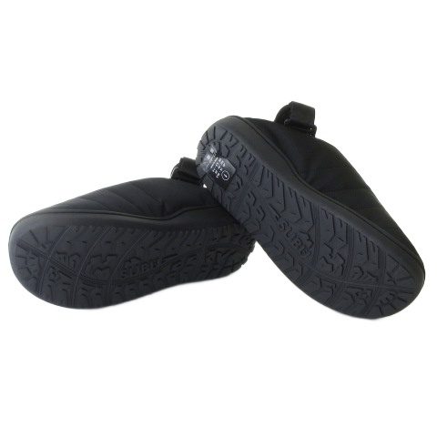 【中古】未使用品 スブ SUBU × ワインドアンドシー WIND AND SEA サンダル シューズ 冬用 ブラック 1 約24〜25.5cm