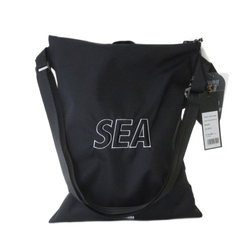【中古】未使用品 スブ SUBU × ワインドアンドシー WIND AND SEA サンダル シューズ 冬用 ブラック 1 約24〜25.5cm