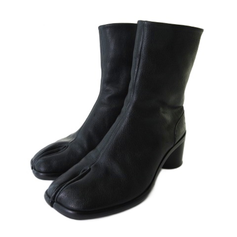 【中古】メゾンマルジェラ 22 Maison Margiela 22 S57WU0132 PR058 Tabi Ankle boot タビブーツ シューズ 41 26cm ブラック 黒 メンズ
