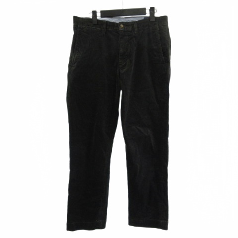 【中古】ポロ ラルフローレン POLO RALPH LAUREN コーデュロイパンツ スラックス ワンポイント刺繍 カーキ 30 メンズ