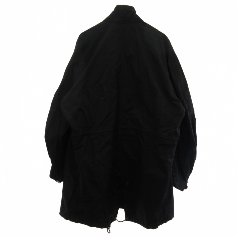 【中古】エッセイ ESSAY ES14J-03 MODS COAT ファイヤーマン モッズコート ジャケット コットン ナイロン ブラック 3_1