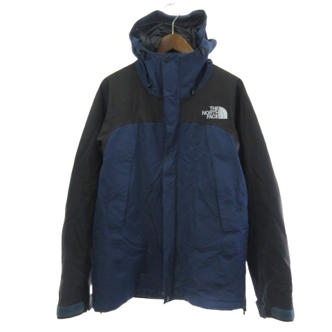 【中古】ザノースフェイス NP61540 MOUNTAIN JACKET GORE-TEX ゴアテックス マウンテンジャケット 紺 L