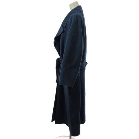 【中古】アイシービー iCB 25AW WoolRever ロングコート ウール カシミヤ ブルー 9 SCCYGW0404  レディース_1