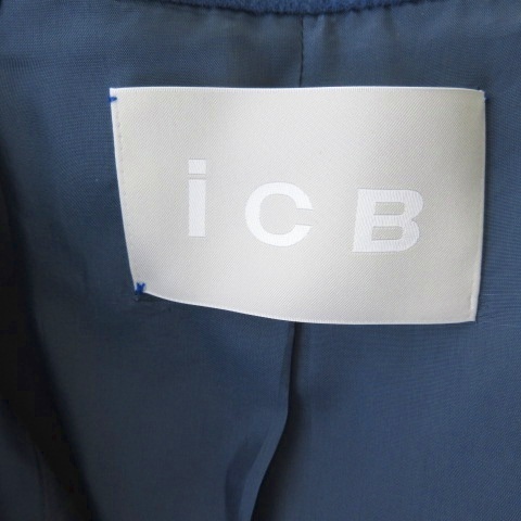 【中古】アイシービー iCB 25AW WoolRever ロングコート ウール カシミヤ ブルー 9 SCCYGW0404  レディース_5