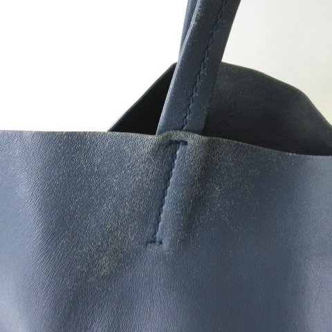 【中古】セリーヌ CELINE ホリゾンタルカバ トートバッグ ラージトート ショルダーバッグ ブルー メンズ_3