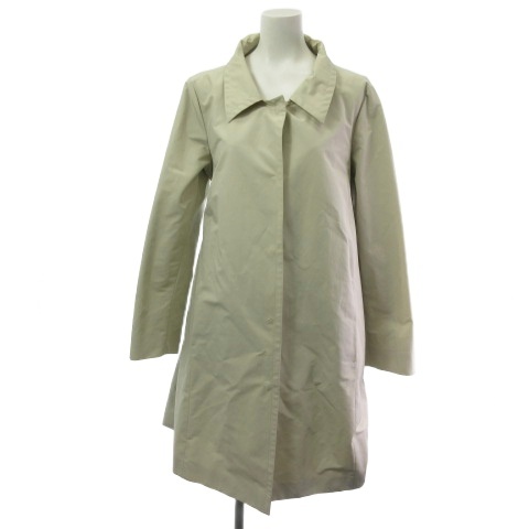 中古】プラダ PRADA ステンカラーコート スプリングコート ロング