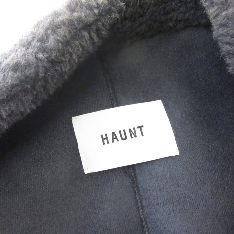 【中古】ハウント HAUNT BOA STOLE ボアストール ショール エコファー 1244090099DGY グレー  レディース_4