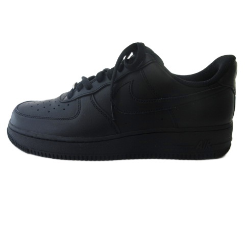 【中古】ナイキ NIKE DD8959-001 WMNS AIR FORCE 1 '07 エアフォース1 スニーカー シューズ 黒 ブラック 26.5cm メンズ レディース