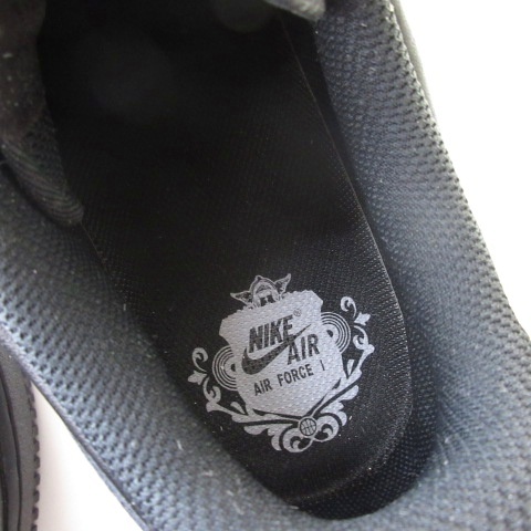【中古】ナイキ NIKE DD8959-001 WMNS AIR FORCE 1 '07 エアフォース1 スニーカー シューズ 黒 ブラック 26.5cm メンズ レディース