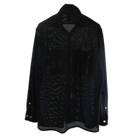 【中古】マウンテンリサーチ Mountain Research MTR-2687 Phishing Shirt メッシュシャツ 長袖 黒 ブラック L メンズ_1