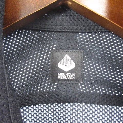 【中古】マウンテンリサーチ Mountain Research MTR-2687 Phishing Shirt メッシュシャツ 長袖 黒 ブラック L メンズ_2