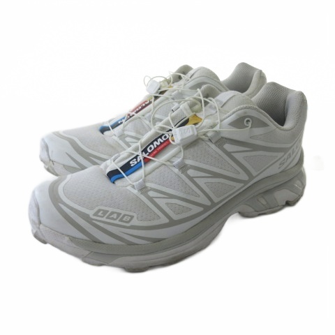 【中古】サロモン Salomon 159817 スニーカー シューズ 27cm ホワイト 白 メンズ