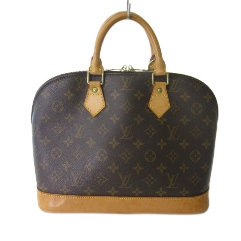 【中古】ルイヴィトン LOUIS VUITTON モノグラム アルマ PM ハンドバッグ ブラウン ☆AA★ レディース
