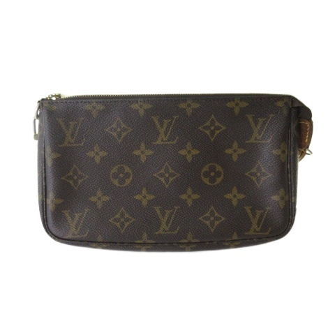 【中古】ルイヴィトン LOUIS VUITTON M51980 モノグラム ポシェットアクセソワ−ル ポーチ ハンドバッグ ブラウン ☆AA★ レディース_1