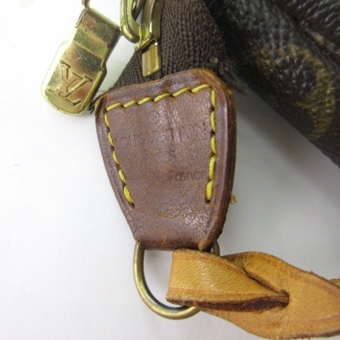【中古】ルイヴィトン LOUIS VUITTON M51980 モノグラム ポシェットアクセソワ−ル ポーチ ハンドバッグ ブラウン ☆AA★ レディース_4