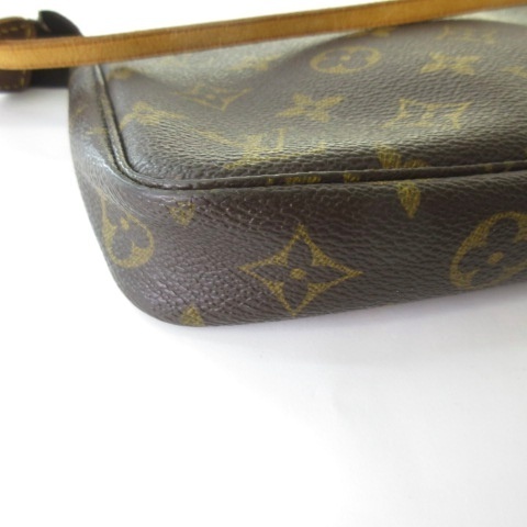 【中古】ルイヴィトン LOUIS VUITTON M51980 モノグラム ポシェットアクセソワ−ル ポーチ ハンドバッグ ブラウン ☆AA★ レディース_6