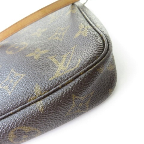 【中古】ルイヴィトン LOUIS VUITTON M51980 モノグラム ポシェットアクセソワ−ル ポーチ ハンドバッグ ブラウン ☆AA★ レディース_7