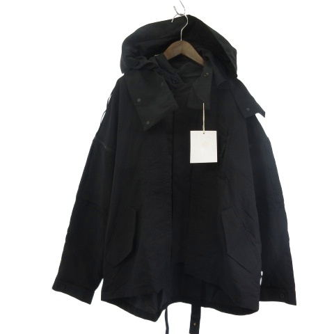 【中古】グーピーメイド (A)crypsis エイ・クライプシス DUET R-Shield Space Parka Jacket D-AGAVE ジャケット 黒