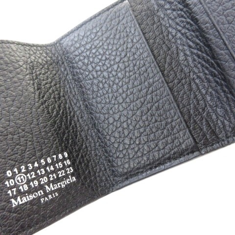 【中古】メゾンマルジェラ 11 Maison Margiela 11 美品 S36UI0416 P4455 三つ折り財布 コンパクトウォレット レザー_2