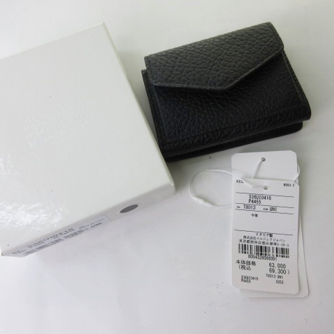 【中古】メゾンマルジェラ 11 Maison Margiela 11 美品 S36UI0416 P4455 三つ折り財布 コンパクトウォレット レザー_5
