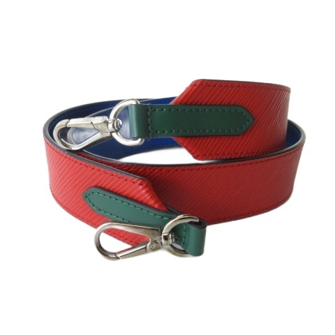【中古】ルイヴィトン LOUIS VUITTON エピ ショルダーストラップ マルチカラー レッド グリーン ブルー レディース