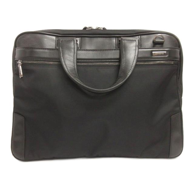【中古】サムソナイト Samsonite エピッド EPid 3 ブリーフケース ビジネスバッグ レザー 切替 黒 ブラック メンズ