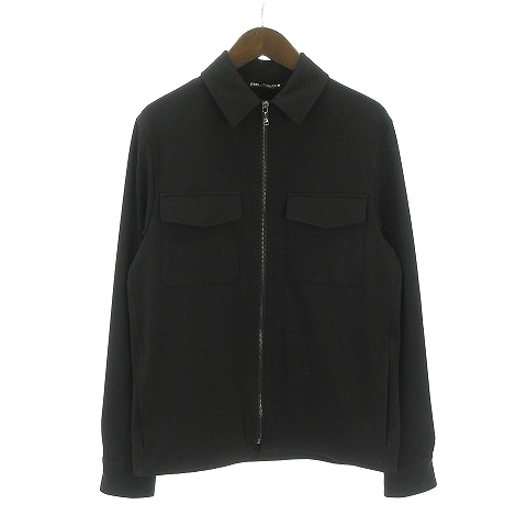 中古 ザラ Zara ジップジャケット ダブルポケット ライト 薄手 ストレッチ M 黒 ブラック Sm アウター メンズの通販はau Pay マーケット ブランド古着のベクトル