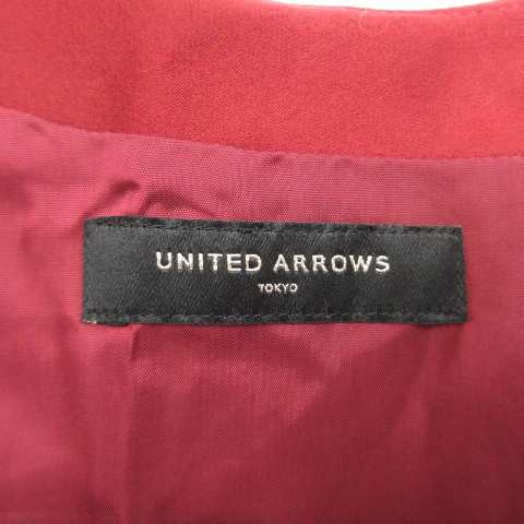 中古 ユナイテッドアローズ United Arrows ワンピース ノースリーブ パーティードレス 赤 レッド系 36 レディースの通販はau Pay マーケット ブランド古着のベクトル