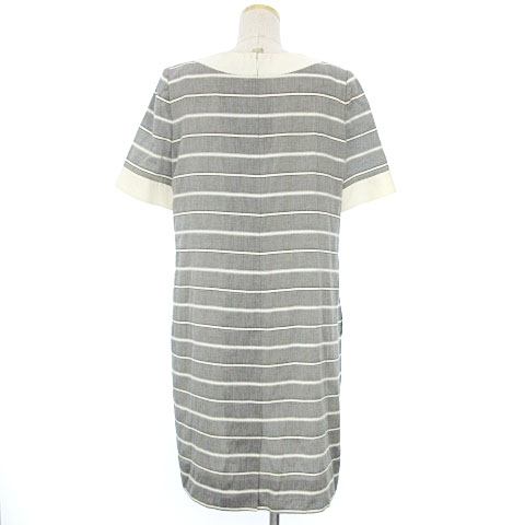 中古 ジバンシィ Givenchy ワンピース ひざ丈 半袖 ボーダー グレー 10 1 2号 レディースの通販はau Pay マーケット ブランド古着のベクトル