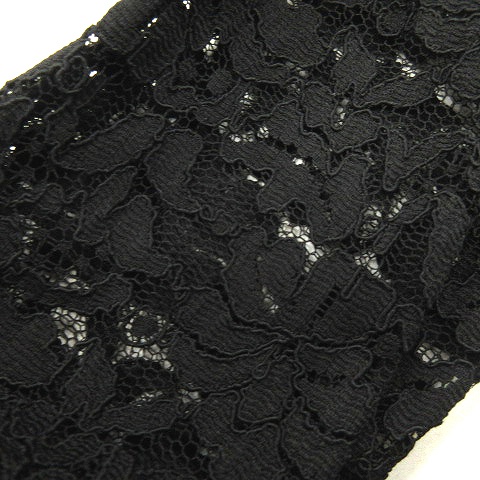 中古 ドルチェ ガッバーナ ドルガバ Dolce Gabbana ワンピース 長袖 ひざ丈 レース 花柄 ブラック 40 Smの通販はau Pay マーケット ブランド古着のベクトル