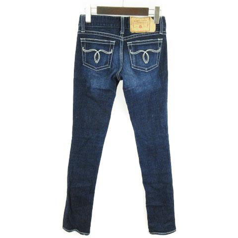 中古 マウジー Moussy デニム パンツ ジーンズ スキニー Used加工 ネイビー系 24 レディースの通販はau Pay マーケット ブランド古着のベクトル