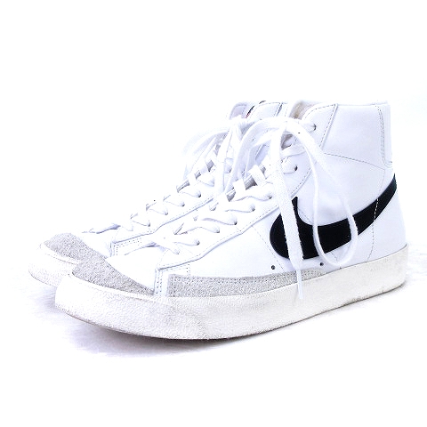 中古 ナイキ Blazer Mid 77 Vintage Sneakers スニーカー ハイカット ロゴ Bq6806 100 白 黒 ホワイト ブラック 27の通販はau Pay マーケット ブランド古着のベクトル