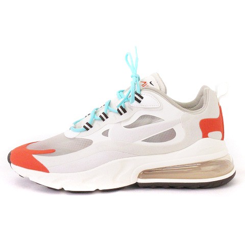 中古 ナイキ Nike 美品 19年 Air Max 270 React Light スニーカー スケルトンメッシュ 白 ホワイト オレンジ 27 靴の通販はau Pay マーケット ブランド古着のベクトル