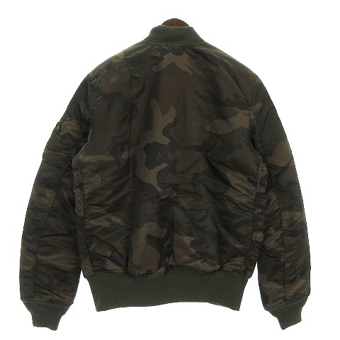 中古 未使用品 Alpha Industries フライトジャケット Ma 1 中綿 リバーシブル 迷彩 004 7549 Lの通販はau Pay マーケット ブランド古着のベクトル