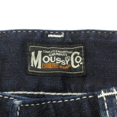 中古 マウジー Moussy デニム パンツ ジーンズ スキニー ローライズ コットン インディゴネイビー 24 レディースの通販はau Pay マーケット ブランド古着のベクトル