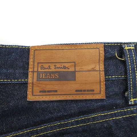 中古 ポールスミスジーンズ Paul Smith Jeans パンツ デニム ストレート ボタンフライ 紺系 インディゴブルー 30の通販はau Pay マーケット ブランド古着のベクトル