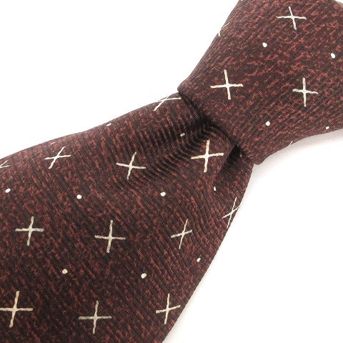 中古 ブルガリ Bvlgari ネクタイ ワイドタイ 総柄 シルク ブラウン ビジネスアクセサリー スーツ小物 Ibs5の通販はau Pay マーケット ブランド古着のベクトル