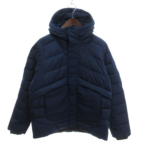 【中古】未使用品 オークリー タグ付き ENHANCE DOWN JKT ダウンジャケット フード ナイロン 比翼 FOA401604 青 M｜au  PAY マーケット