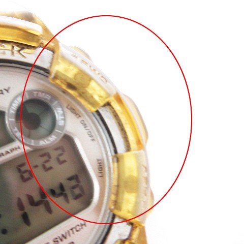 【中古】ジーショック イルクジ イルカクジラ会議モデル 腕時計 ウォッチ クオーツ 98年製 アナログ DW-9200K 黄色 ｜au PAY  マーケット